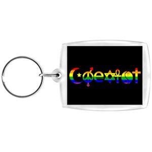 Coexist Key Chain Acrylic Gay Pride Rainbow Keychain