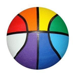 Gay Pride Rainbow Basketball Mini Size