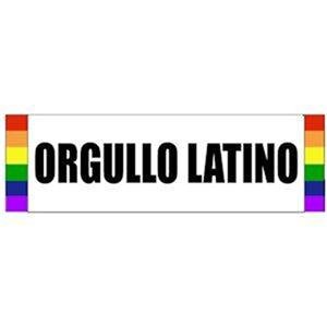 Orgullo Latino Sticker Gay Latino Pride Rainbow Sticker