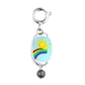 Rainbow Sun Clip On Charm