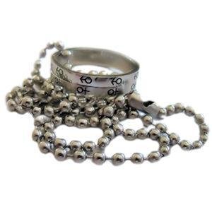 Bisexual Ring Pendant Stainless Steel