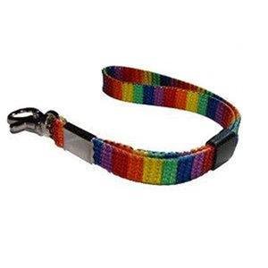 Gay Pride Rainbow Wrist Key Chain or Cell Phone Holder
