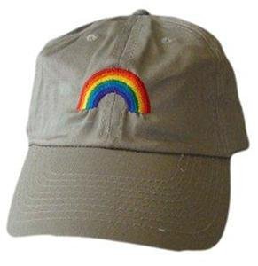 Gay Pride Baseball Cap Rainbow Arch Ball Hat Lesbian