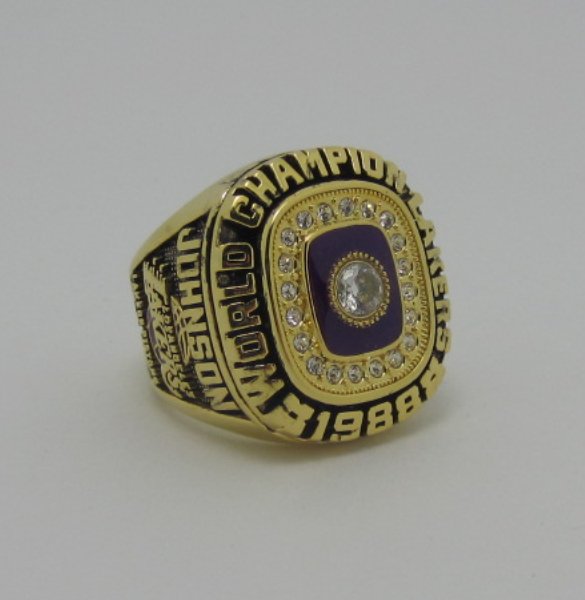 1988 Los Angeles lakers NBA Basketball Championship ring replica size 9-12 US
