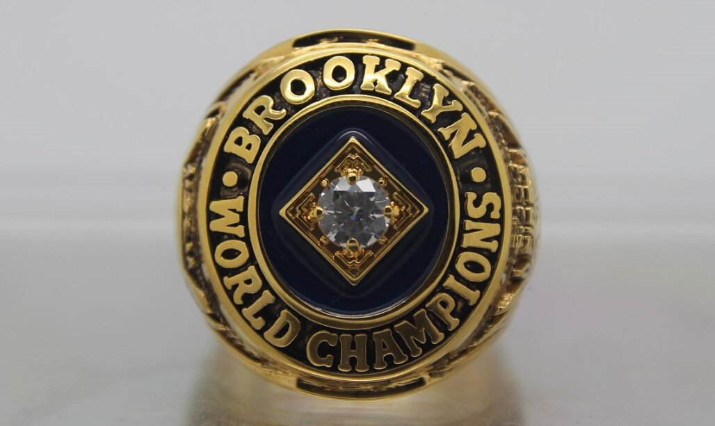 MLB 1955 Los Angeles Dodgers world series championship ring 9-13 size to choose