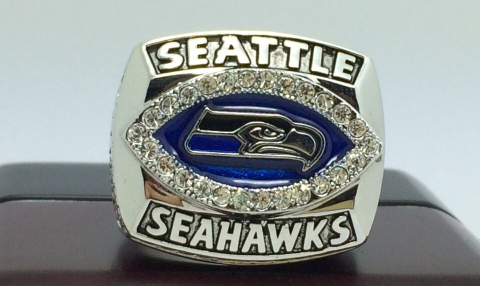 2005 Seattle Seahawks NFC super bowl championship ring size 8-14 copper solid