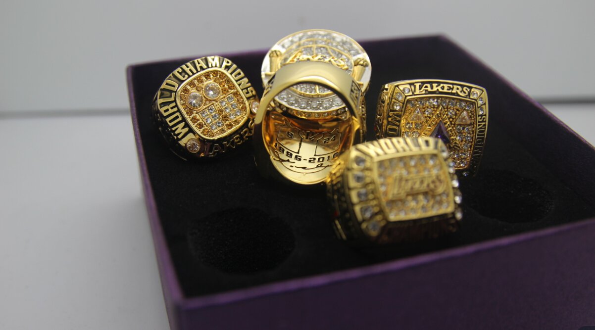 Pcs Los Angeles Lakers Nba Championship Rings