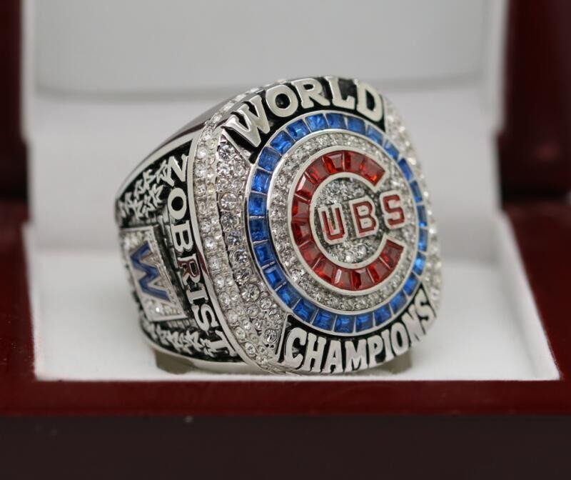 FOR MVP ZOBRIST 2016 Chicago Cubs MLB world seire Championship Ring 14 Size