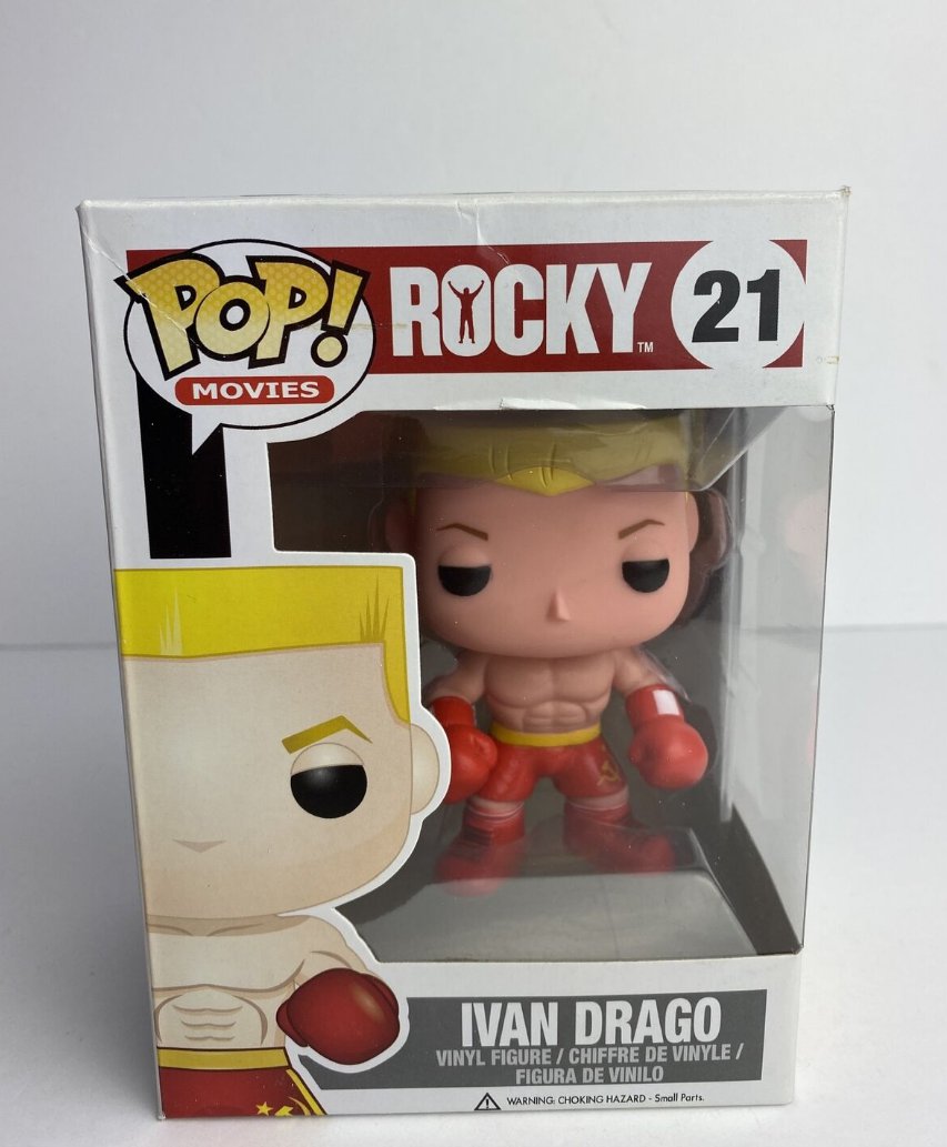 Funko Pop！Rocky Ivan Drago#21 Extremely Rare Vaulted Retired Mint With Protector 