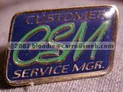 Customer Service Manager CSM Walmart Lapel Pin