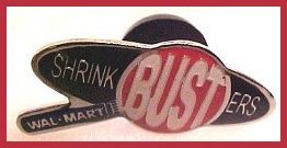 Shrinkbusters Walmart Lapel Pin