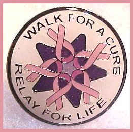 Walk for a Cure Walmart Lapel Pin