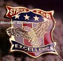 Strive For Excellence Walmart Lapel Pin