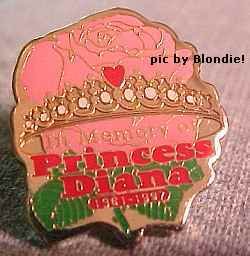 Princess Diana Memorial Lapel Pin