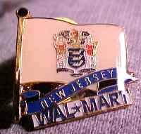 New Jersey State Flag Walmart Pin