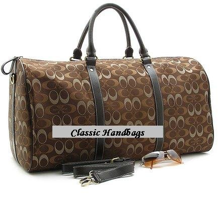 DESIGNER BARREL STYLE DARK BROWN HANDBAG PURSE