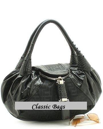 BEAUTIFUL BLACK DESIGNER SPY HANDBAG PURSE