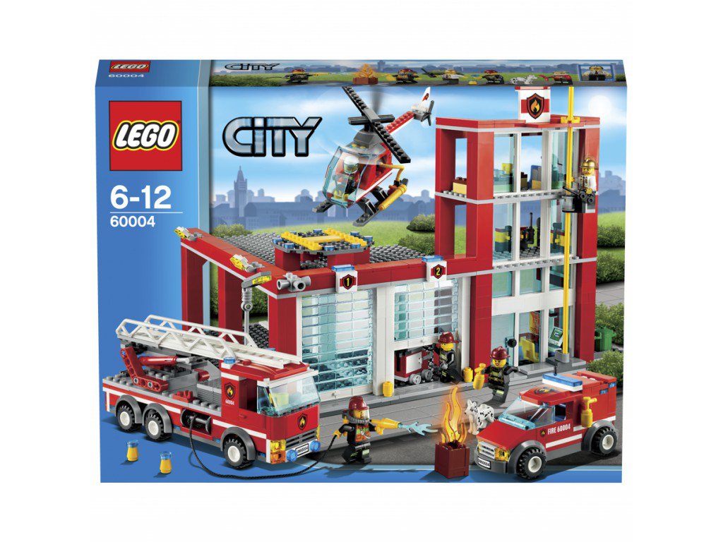 LEGO 60004 City Fire Station Set by alextoys