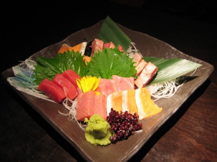 Sashimi platter