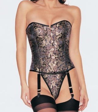 Satin Dragon Corset - LARGE