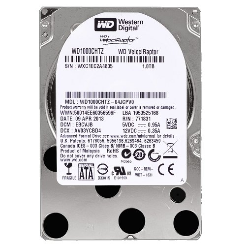 Western Digital VelociRaptor WD1000CHTZ 1 Terabyte (1TB) 2.5" Hard Drive