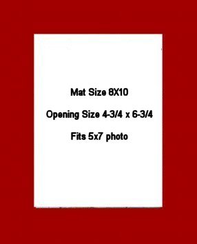 8X10 PHOTO MAT - Cherry