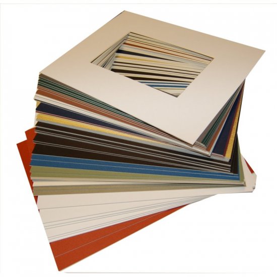 8x10 Rect. Photo Mat - Pkg of 50 - (4.7 x 6.7 opening)