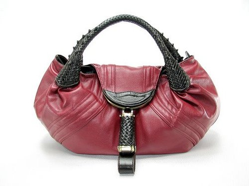 BURGUNDY BROWN DETECTIVE SPY HANDBAG HOBO PURSE BAG