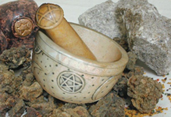 Soapstone Pentagram Mortar & Pestle dwp