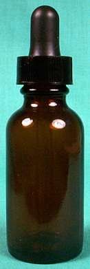 1 Oz Amber with Dropper:L1AD