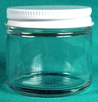2 oz. Clear Glass Jar
