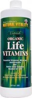 Natural Vitality Liquid Organic Life Vitamins- 32 oz