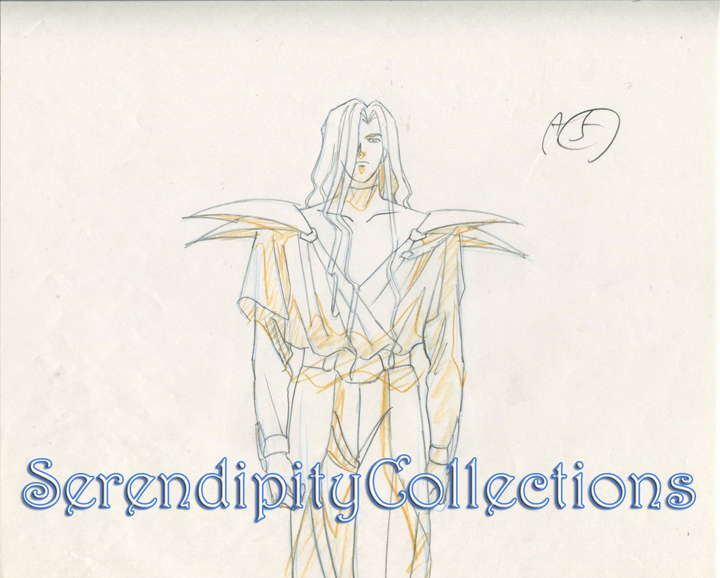 Ai no Kusabi Production Genga (Raoul walking)