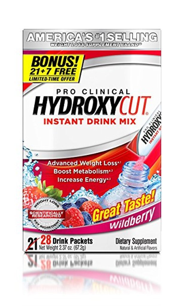 Hydroxycut, Instant Drink mix, Berry 28 Packets