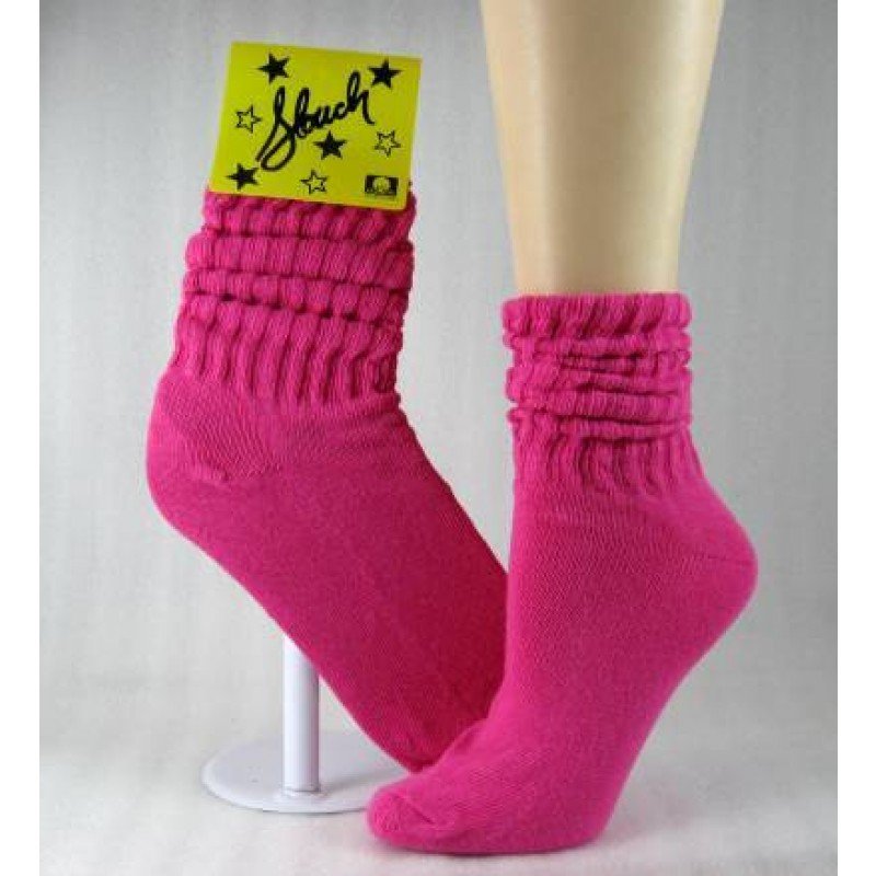 1 DOZEN SIZE 9-11 WOMENS DARK PINK SLOUCH SWALSKSL-HOTPINK