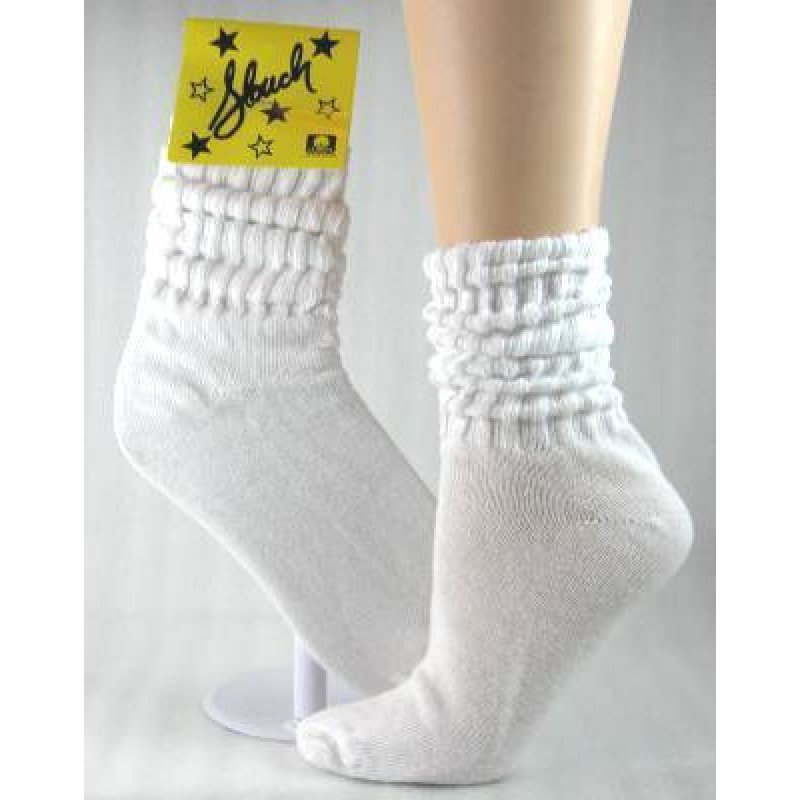 1 DOZEN SIZE 9-11 WOMENS WHITE SLOUCH SWALSKSL-WHITE