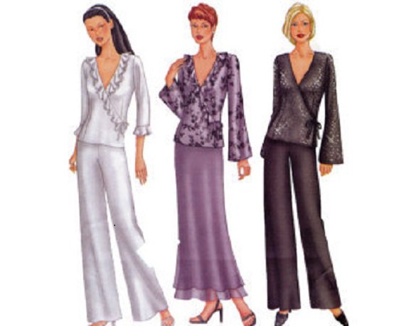 Top, Skirt and Pants Sewing Pattern UNCUT Butterick6823 Sizes 14-18