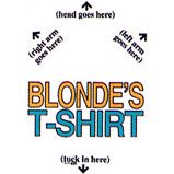 blonde's tshirt