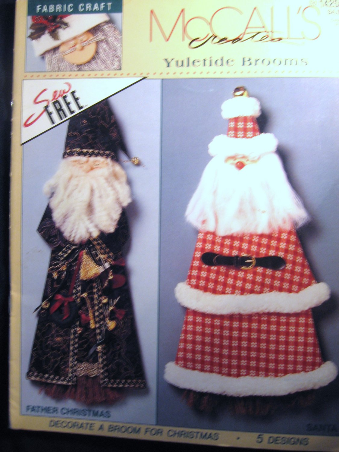 McCall's Yultide Brooms 5 Designs