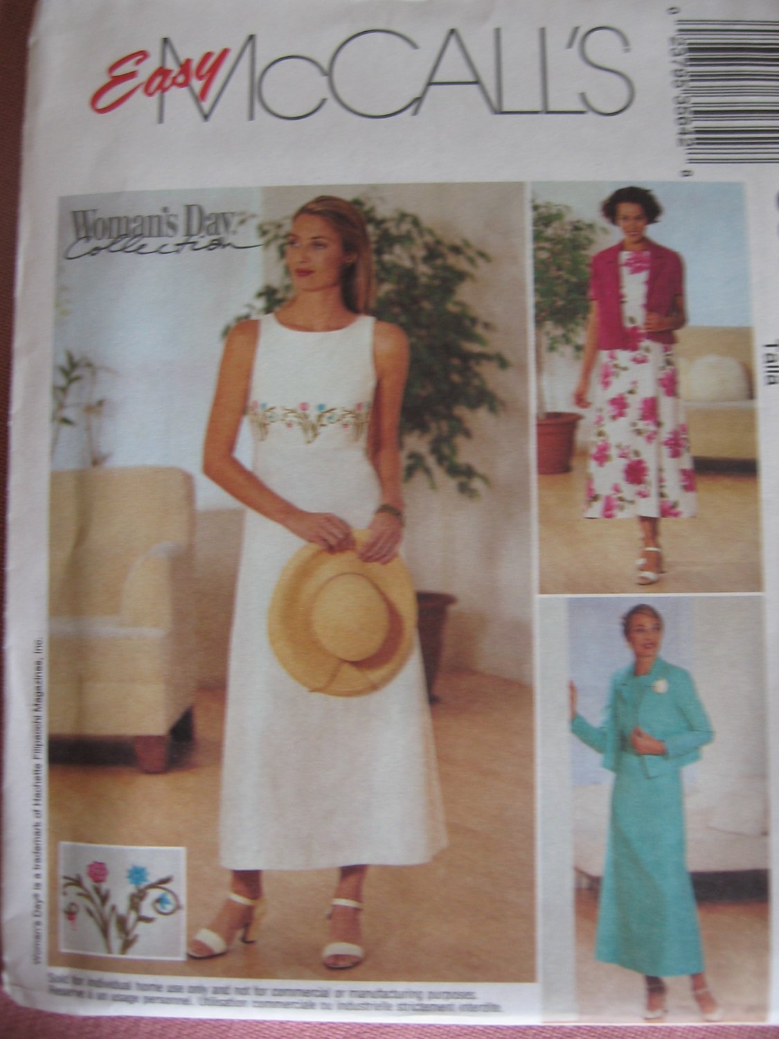 Unlined Jacket, Sleeveless Dress McCall's 3564 Sewing Pattern 16 18 20 22 NEW