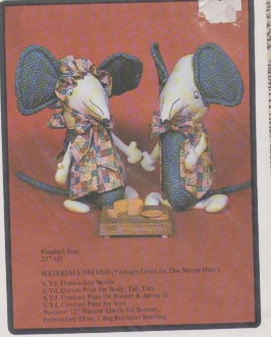 The Mouse Folks by The Patchwork Place Uncut