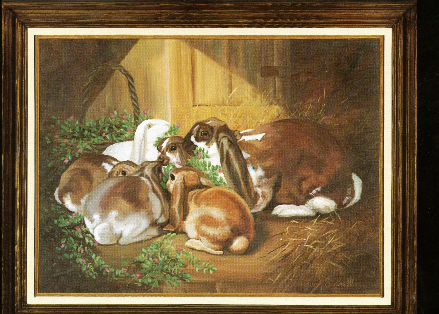 The Barnyard Families Lops on Clover - Rabbits for Counted Cross Stitch