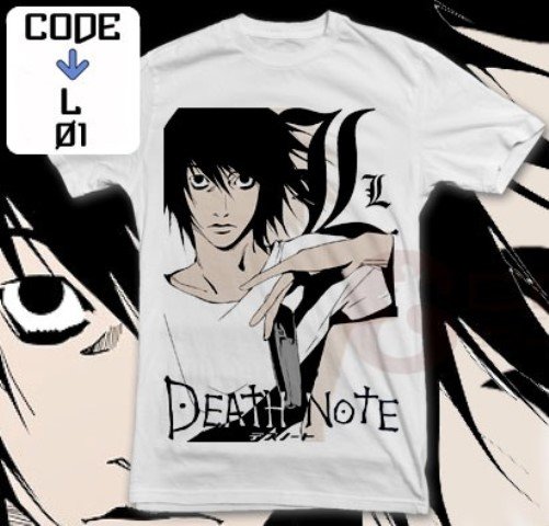 ANIME MANGA T-SHIRT TEES L DEATH NOTE S M L XL 2XL