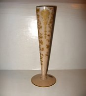 CAMBRIDGE GLASS ROSEPOINT CROWN TUSCAN BUD VASE