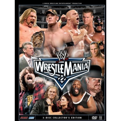 WWE - WrestleMania 22 New/Sealed 3 Disc DVD Set