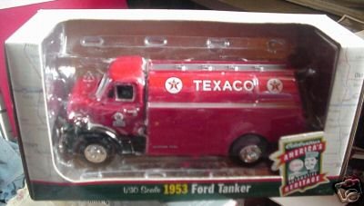 1953 Ford Tanker Aviation Fuel TEXACO Truck MIB 1/30