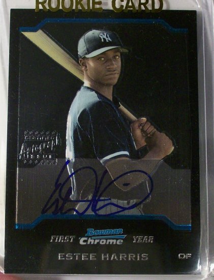 2004 Bowman Chrome Rookie Auto #332 Estee Harris