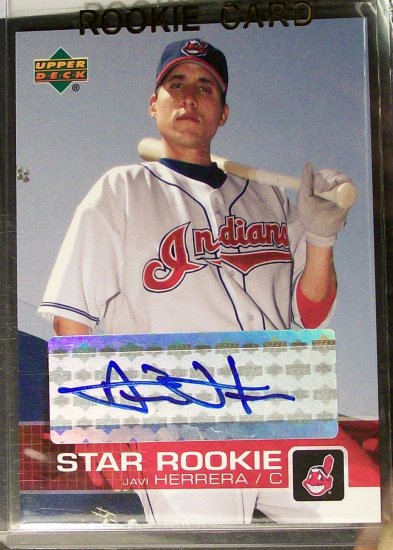 2003 Upper Deck, Prospect Premieres Rookie Auto #P36 Javi Herrera