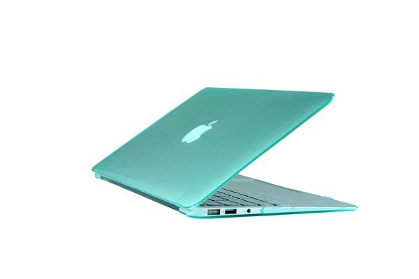 Ultra Slim Crystal Clear Hard Case for MacBook Air 11.6" (Green) & Free Keyboard Cover(Random)-282K