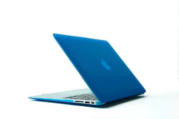 Ultra Slim Anti Glare Hard Case for MacBook Air 11.6" (Lightblue) & Free Keyboard Cover(Random)-284B